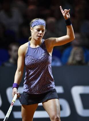 Laura Siegemund (GER) Tennis Damen 22.04.2016 Porsche Tennis Grand Prix GP Stuttgart 2016 Porsche-Arena 16.04.-24.04.2016 Porsche Tennis Grand Prix Stuttgart 2016