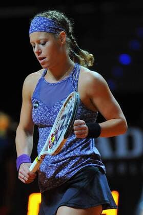 Laura SIEGEMUND (GER) jubelt und ballt die Faust. Deutschland, Stuttgart: Tennis, Porsche Tennis Grand Prix, Viertelfinale am 22.04.2016, Porsche-Arena.