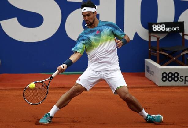 Tennis, Barcelona Open, Nadal - Fognini April 22, 2016 - Barcelona, Catalonia, Spain - Fabio Fognini during the match against Rafa Nadal, corresponding to the 1 4 final of the Open Banc Sabadell, 64 Trophy Conde de Godo, played on the RCT Barcelona1899, on april 22, 2016. Photo: Barcelona Open Banc Sabadell - Day 5 - ZUMAn230