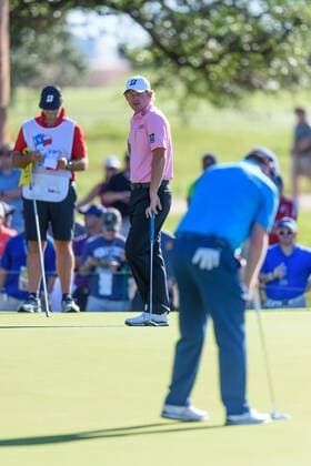22 April 2016: Brandt Sneaker looks on during the second round of the Valero Texas Open at the TPC San Antonio Oaks Course in San Antonio, TX. (Photo by Daniel Dunn Icon Sportswire) GOLF: APR 22 PGA Golf Herren - Valero Texas Open - Second Round Icon16042228 EDITORIAL USE ONLY