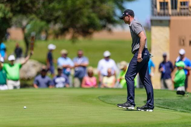 22 April 2016: Brendan Steele during the second round of the Valero Texas Open at the TPC San Antonio Oaks Course in San Antonio, TX. (Photo by Daniel Dunn Icon Sportswire) GOLF: APR 22 PGA Golf Herren - Valero Texas Open - Second Round Icon16042215 EDITORIAL USE ONLY