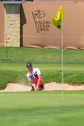 22 April 2016: Troy Merritt during the second round of the Valero Texas Open at the TPC San Antonio Oaks Course in San Antonio, TX. (Photo by Daniel Dunn Icon Sportswire) GOLF: APR 22 PGA Golf Herren - Valero Texas Open - Second Round Icon16042208 EDITORIAL USE ONLY