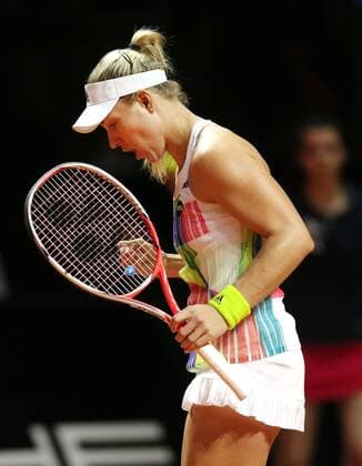 Stuttgart Porsche Tennis Grand Prix 2016, Angelique Kerber (GER) jubelt und ballt die Faust