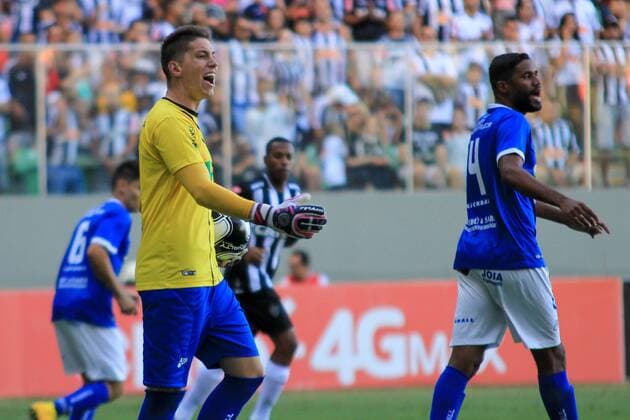 Atl?tico MG x URT BELO HORIZONTE, MG - 23 04 2016: ATHLETIC MG X URT - Follmann, goalkeeper URT for Atletico MG x URT, match valid for the return leg of the semi-finals of the Campeonato Mineiro in 2016, held at the Independence Arena. (Photo: Dudu Macedo FotoArena)  DuduxMacedo