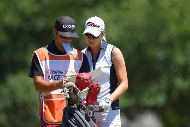 April 23, 2016 - Sarasota, Florida, USA - Madelene Sagstrom during the second round of the Symetra Tour s Guardian Retirement Championship on April 23, 2016 in Sarasota, Florida...ZUMA PRESS Guardian Retirement Championship - ZUMAm63_