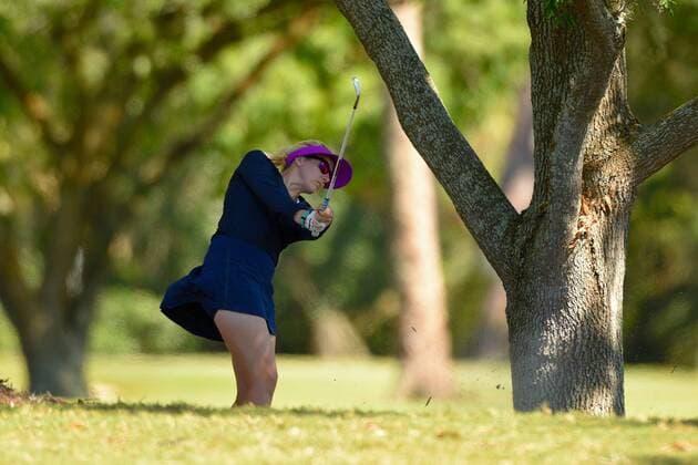 April 23, 2016 - Sarasota, Florida, USA - Hally Leadbetter during the second round of the Symetra Tour s Guardian Retirement Championship on April 23, 2016 in Sarasota, Florida...ZUMA PRESS Guardian Retirement Championship - ZUMAm63_