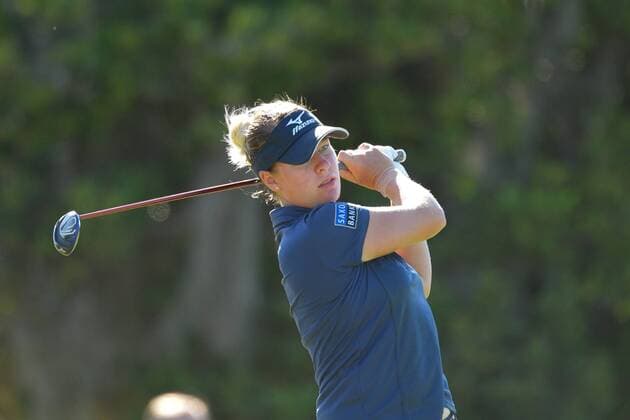April 23, 2016 - Sarasota, Florida, USA - Nicole Broch Larsen during the second round of the Symetra Tour s Guardian Retirement Championship on April 23, 2016 in Sarasota, Florida...ZUMA PRESS Guardian Retirement Championship - ZUMAm63_