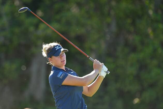 April 23, 2016 - Sarasota, Florida, USA - Nicole Broch Larsen during the second round of the Symetra Tour s Guardian Retirement Championship on April 23, 2016 in Sarasota, Florida...ZUMA PRESS Guardian Retirement Championship - ZUMAm63_