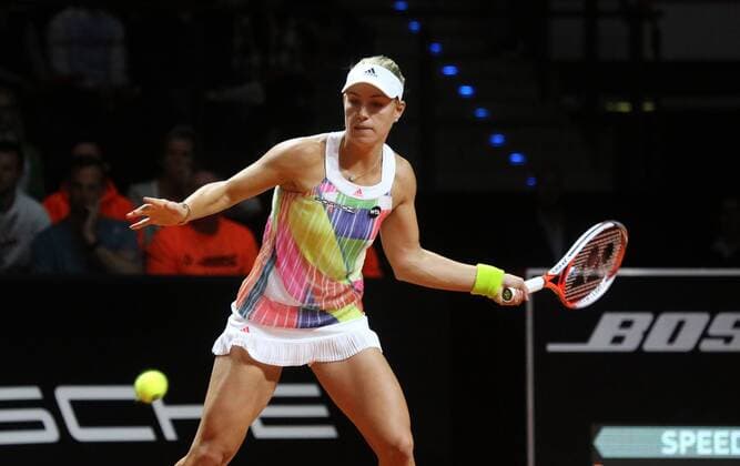 Porsche Tennis Grand Prix 2016 Deutschland, Stuttgart, 24.04.2016, Tennis, Porsche Tennis Grand Prix 2016, Stuttgart: Angelique Kerber (GER).