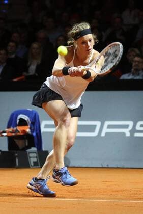 Porsche Tennis Grand Prix 2016 Deutschland, Stuttgart, 24.04.2016, Tennis, Porsche Tennis Grand Prix 2016, Stuttgart: Laura Siegemund (GER).