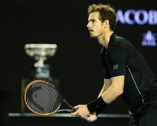 Andy Murray, Australian Open 2016 Tennis - Australian Open 2016 - Grand Slam ITF ATP Tennis Herren WTA Tennis Damen - Melbourne Park - Melbourne - Victoria - Australia - 31 January 2016.