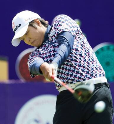 Golf: Nomura earns 2nd career U.S. LPGA Golf Damen victory Japan s Harukyo Nomura hits a shot in the final round of the Swinging Skirts Classic at the Lake Merced Golf Club in Daly City, California, on April 24, 2016. Nomura picked up her second career win on the U.S. LPGA Tour with a 9-under 279 total, four strokes ahead of Lee-Anne Pace of South Africa. 