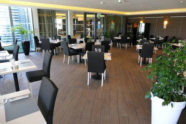 Fußball, EURO 2016, Mannschaftsquartier der Schweiz in Vichy VICHY SPA HOTEL restaurant FOOTBALL : Camp de base de la Suisse pour l Euro 2016 - Juvignac - 25 04 2016 RichardGosselinx 