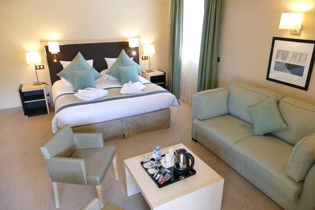 Fußball, EURO 2016, Mannschaftsquartier der Schweiz in Vichy VICHY SPA HOTEL Chambre FOOTBALL : Camp de base de la Suisse pour l Euro 2016 - Juvignac - 25 04 2016 RichardGosselinx 