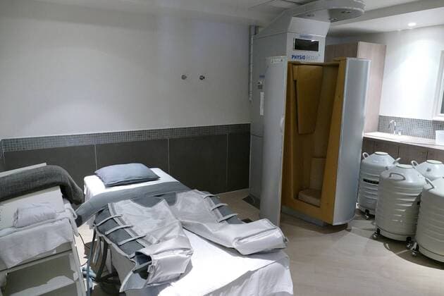 Fußball, EURO 2016, Mannschaftsquartier der Schweiz in Vichy VICHY SPA HOTEL Spa FOOTBALL : Camp de base de la Suisse pour l Euro 2016 - Juvignac - 25 04 2016 RichardGosselinx 