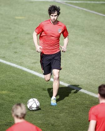 Atletico de Madrid s Tiago Cardoso during training session. April 26,2016.  (2016042603)