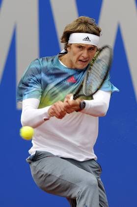 Alexander (Sascha) ZVEREV (GER),Aktion,Einzelbild,angeschnittenes Einzelmotiv,Halbfigur,halbe Figur. Tennis BMW Open 2016 am 27.04.2016 in Muenchen.