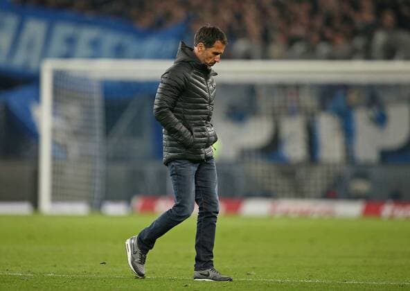 Freitag22.04.2016, Fussball, Herren, 1. Bundesliga, Saison 2015 16, Hamburger SV - SV Werder Bremen : Geschaeftsfuehrer Thomas Eichin (Werder Bremen) enttaeuscht DeFodi502