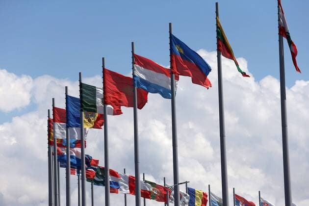 Russian Grand Prix, Sochi 28 April - 1 May 2016 28.04.2016 - Flags 