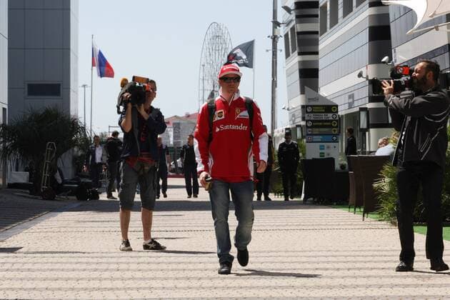 Formel 1, GP von Russland Russian Grand Prix, Sochi 28 April - 1 May 2016 28.04.2016 - Kimi Raikkonen (FIN) Scuderia Ferrari SF16-H 