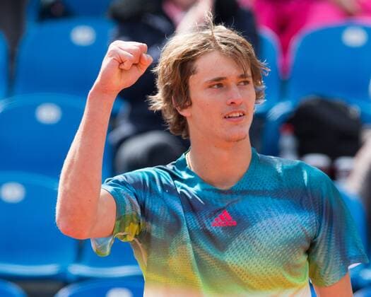 Alexander Zverev (GER) macht die Faust und jubelt,Jubel,Emotion. Tennis - BMW Open2016 - ATP Tennis Herren - MTTC Iphitos - Munich - - Germany - 28 April 2016.