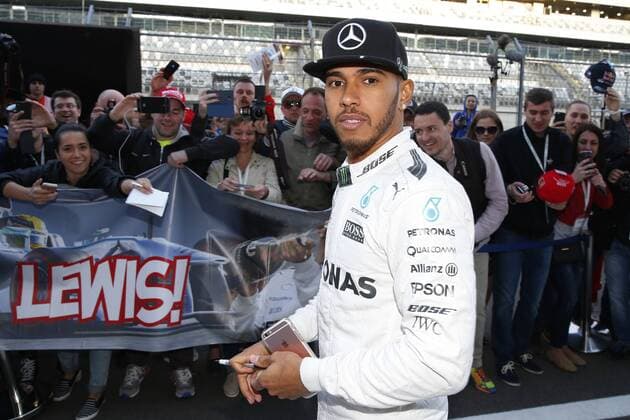 Motorsports: FIA Formula One World Championship WM Weltmeisterschaft 2016, Grand Prix of Russia, 44 Lewis Hamilton (GBR, Mercedes AMG Petronas Formula One Team), xHOCHxZWEIx