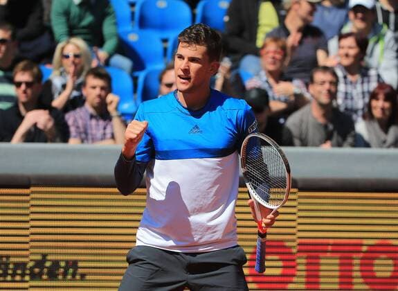 29.04.2016, BMW Open 2016 MTTC Iphitos München, im Bild: Dominic Thiem (AUT)