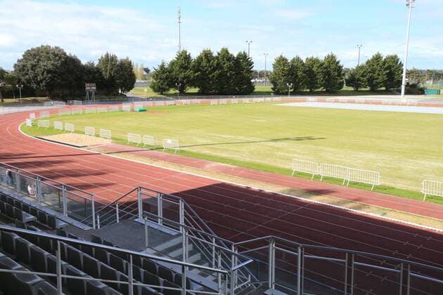 Fußball, EURO 2016, Quartier der Nationalmannschaft Polens in La Baule Terrain entrainement - Stade Moreau-Desfarges a Baule-Escoublac FOOTBALL : Mannschaftsquartier der Nationalmannschaft von Polen während der EURO 2016 - La Baule - Euro2016 - 29 04 2016 