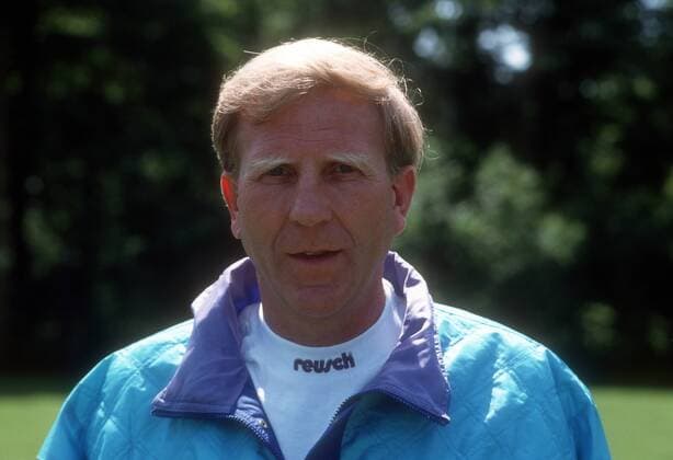 Trainer Klaus Sammer (Dynamo Dresden)