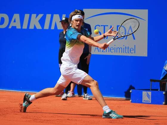 29.04.2016, BMW Open 2016 MTTC Iphitos München, im Bild: Alexander Zverev (GER)