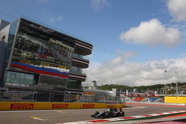 Russian Grand Prix, Sochi 29.04.2016 - Free Practice 2, Nico Hulkenberg (GER) Sahara Force India F1 VJM09 