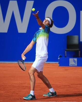 29.04.2016, BMW Open 2016 MTTC Iphitos München, im Bild: Alexander Zverev (GER) mit Siegerfaust