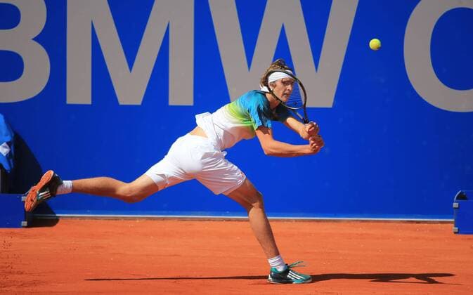 29.04.2016, BMW Open 2016 MTTC Iphitos München, im Bild: Alexander Zverev (GER) mit Siegerfaust