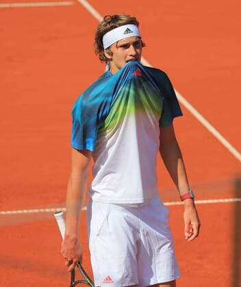 29.04.2016, BMW Open 2016 MTTC Iphitos München, im Bild: Alexander Zverev (GER) mit Siegerfaust