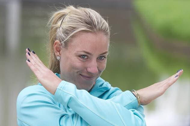Angelique Kerber (Deutschland) beim Fototermin zum Mutua Madrid Open 2016 Tennisturnier im Caja Magica Sportkomplex. Madrid, 29.04.2016  Foto:xDyDxFotografosx xFuturexImage