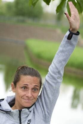 Roberta Vinci (Italien) beim Fototermin zum Mutua Madrid Open 2016 Tennisturnier im Caja Magica Sportkomplex. Madrid, 29.04.2016  Foto:xDyDxFotografosx xFuturexImage