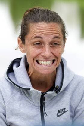 Roberta Vinci (Italien) beim Fototermin zum Mutua Madrid Open 2016 Tennisturnier im Caja Magica Sportkomplex. Madrid, 29.04.2016  Foto:xDyDxFotografosx xFuturexImage