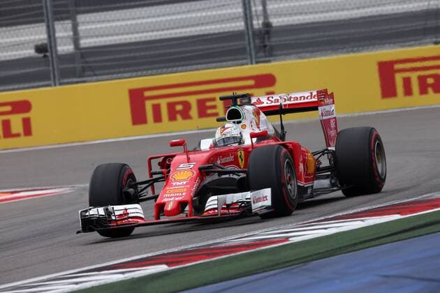 Russian Grand Prix, Sochi 28 April - 1 May 2016 30.04.2016 - Free Practice 3, Sebastian Vettel (GER) Scuderia Ferrari SF16-H 