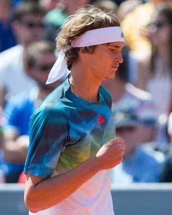 Alexander Zverev (GER) macht die Faust und jubelt,Jubel,Emotion, Tennis - BMW Open2016 - ATP Tennis Herren - MTTC Iphitos - Munich - - Germany - 30 April 2016.