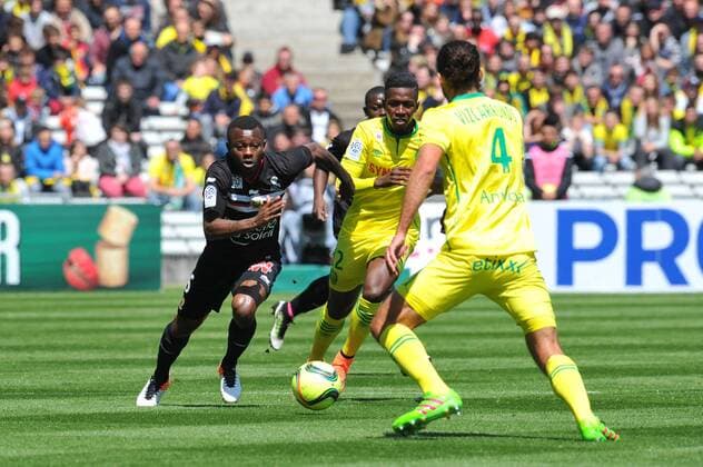 JEAN MICHAEL SERI (nice) - BIRAMA TOURE (nan) FOOTBALL : Nantes vs Nice - Ligue 1 - 30 04 2016 FEP Panoramic 