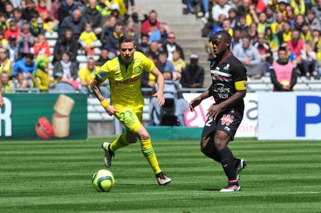 NAMPALYS MENDY (nice) - Adryan OLIVEIRA TAVARES (nan) FOOTBALL : Nantes vs Nice - Ligue 1 - 30 04 2016 FEP Panoramic 