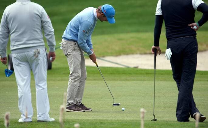 GOLF Golfsport Motzen 29.04.2016 Berliner Golf und Country Club Motzener See e.V. BB Masters 2016 Berlin Brandenburg Masters Deutschlands hoechstdotiertes Golfturnier ProAm Professionals und Amteure in Berlin Brandenburg
