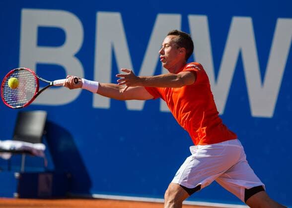 Philipp Kohlschreiber (GER) Tennis - BMW Open2016 - ATP Tennis Herren - MTTC Iphitos - Munich - - Germany - 30 April 2016.