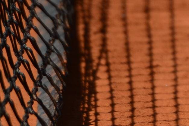 April 30, 2016 - Madrid, Spain - A detail of a tennis court at the Mutua Madrid Open. Tennis 2016 - Mutua Madrid Open - Day 1 - ZUMAl132