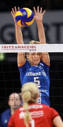 Stuttgart Volleyball Allianz MTV Stuttgart vs. Dresdner SC, Kim Renkema (Stuttgart)