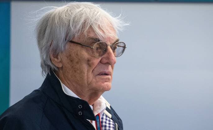 SOCHI, RUSSIA. MAY 1, 2016. Bernard Charles Bernie Ecclestone, president of the Formula One Management and Formula 1 Administration (FOA), talks to journalists at a press center. Sergei Bobylev TASS  TS0216C4