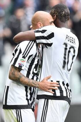Football Serie A 2015 2016 ITA Juventus Turin - FC Carpi Torjubel Simone Zaza 
