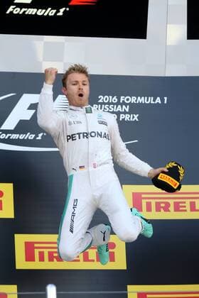 Bilder des Tages - SPORT Motorsports: FIA Formula One World Championship WM Weltmeisterschaft 2016, Grand Prix of Russia, 6 Nico Rosberg (GER, Mercedes AMG Petronas Formula One Team), xHOCHxZWEIx