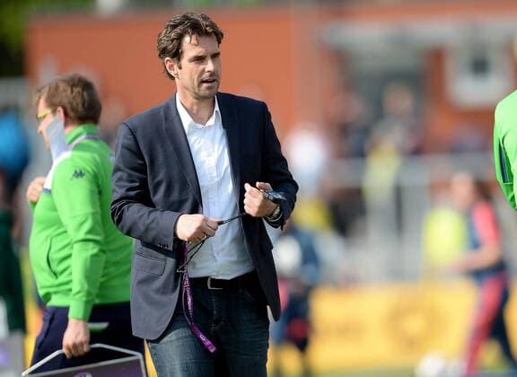 Frankfurt am Main 01.05.2016, xfux, Fussball UEFA Champions League Halbfinale Rueckspiel, 1.FFC Frankfurt - VfL Wolfsburg, emspor , v.l. Trainer Ralf Kellermann (VfL Wolfsburg)