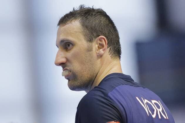 IGOR VORI (PSG HANBALL) HANDBALL : PSG Handball vs HC Zagreb EHF Champions League Handball - 01 05 2016 StephaneAllamanx 